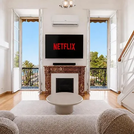 Sea View Duplex - Ac Wifi - Promenade Des Διαμέρισμα Νίκαια